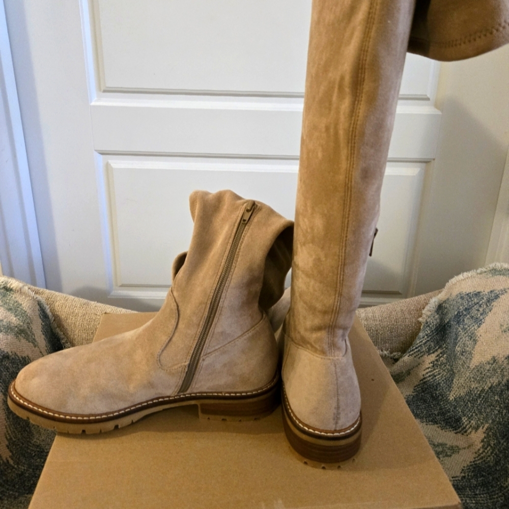 Steve Madden over the knee suede boots